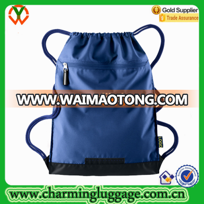 Wholesale Custom Hiking Sports Travel Polyester Drawstring Backpack