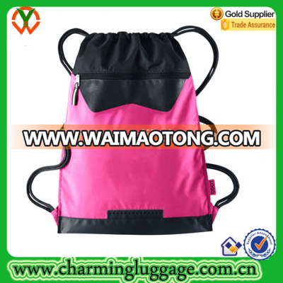 Wholesale Custom Hiking Sports Travel Polyester Drawstring Backpack