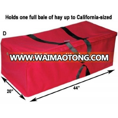 Nylon Horse Hay Bale Bags Cover Bag for Straw and Grass