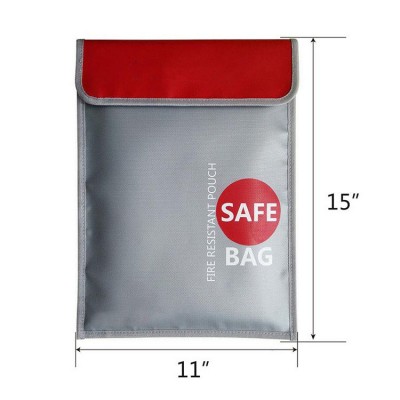 Fire Resistant Fireproof File Bag Documents Storage Bag